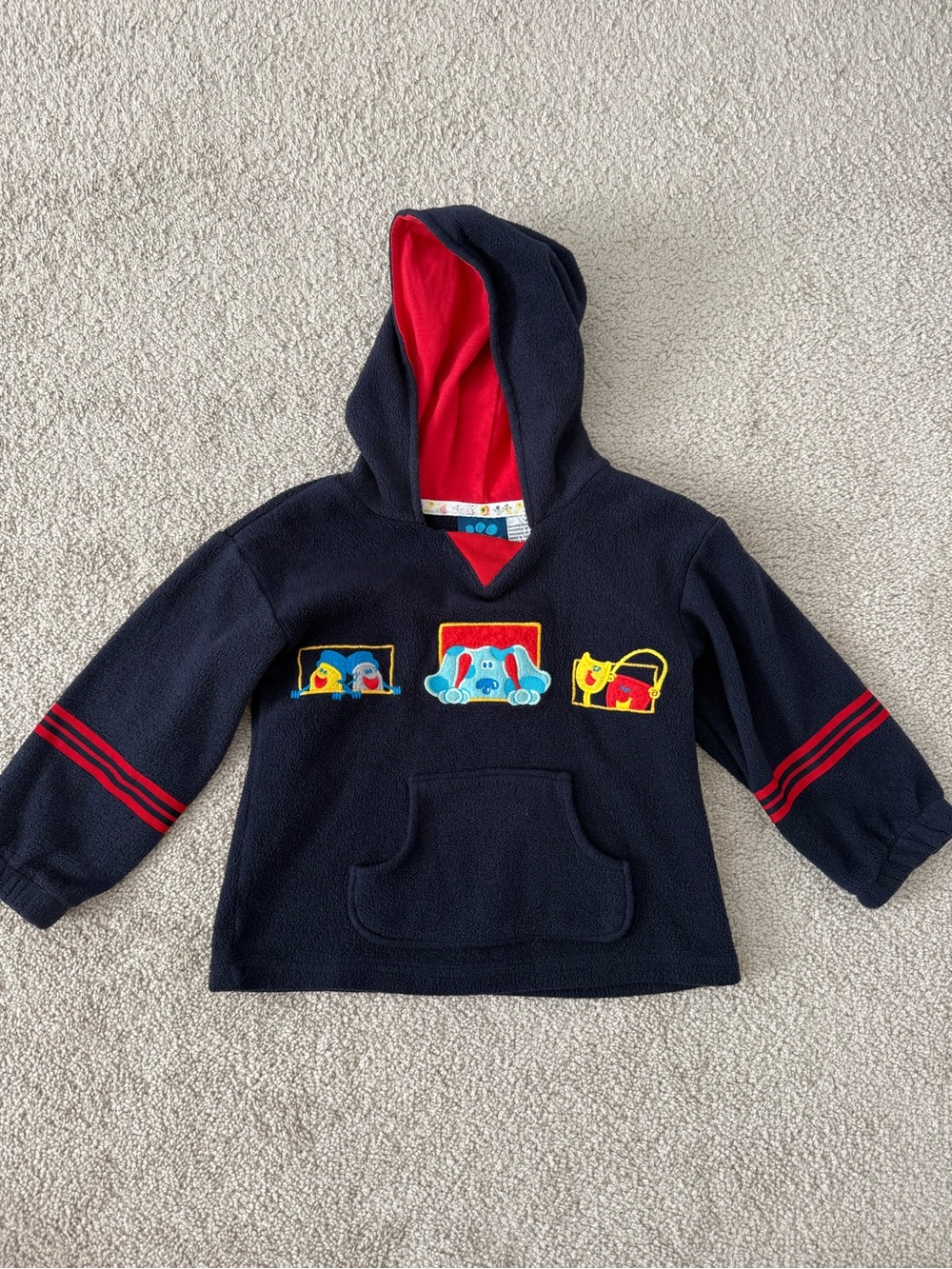 Vintage Blues Clues Kids Hoodie